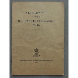 Handbuch Gasmaske - Beskyttelsesmaske M/45