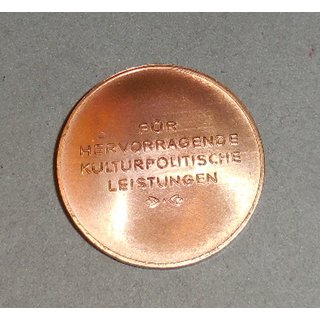 Johannes R. Becher Medaille, bronze
