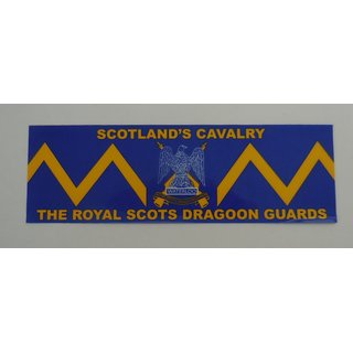 Scotlands Cavalry - Royal Scots Dragoon Guards Autoaufkleber