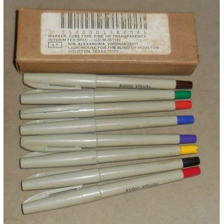 Marker, Tube Type, Fine Tip Tranparency