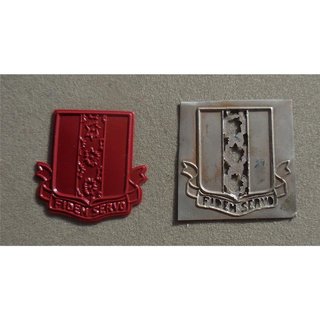 599th Armored Field Artillery Bn. Auflage fr Plaques