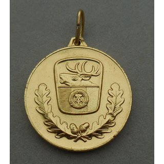 Medaille zur Jagdgebrauchshundeprfung, gold