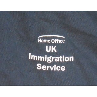 Sweatshirt UK  Immigration Service Home Office, blau