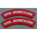 Royal Warwickshire Rgt. Titles