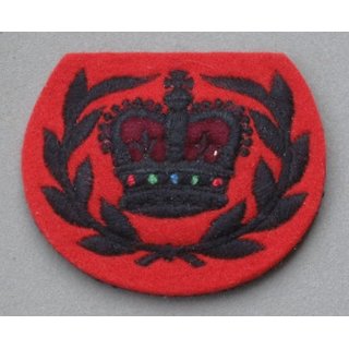 Gurkha Regiments Armabzeichen, Dienstrang