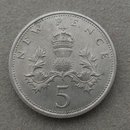 5 Pence / New Pence Mnze
