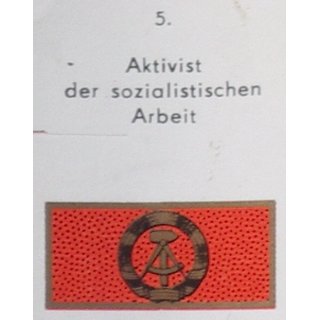 Aktivist der sozialistischen Arbeit