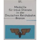 Medaille fr treue Dienste bei der Deutschen Reichsbahn...