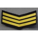 Navy Service Stripes on black