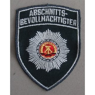 Abschnittsbevollmchtigter (ABV) Armabzeichen, Volkspolizei