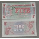 5 New Pence, Militrgeld, BAFs, 6 Serie