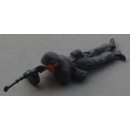 Soldier, lying with LMG
