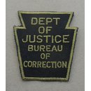 Department of Justice - Bureau of Corrections Abzeichen...