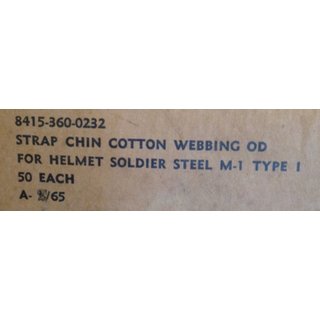 Helmet Strap, M1 Shell, Vietnam