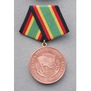 Medaille fr treue Dienste in der NVA, bronze