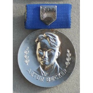 Arthur-Becker-Medaille der FDJ, silber