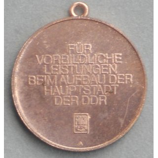 Recognition Medal Builders of Berlin , bronze