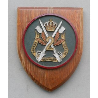 2. Dragoner Regiment Gidsen Plaque, Belgien