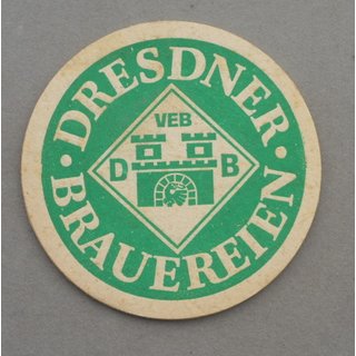 VEB Dresdner Brauereien Bierdeckel