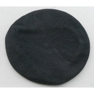 Army Beret, Wool, black, General with Flash