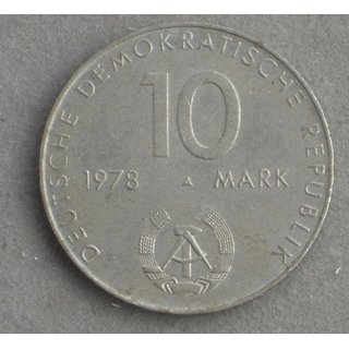 Mnzen 10 Mark der DDR