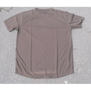 T-Shirt, Combat, brown, Moisture wick