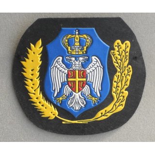 Polizei Serbien, Mtzenabzeichen gummiert
