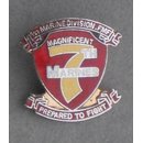 7th Marine Regiment 1st Marine Division  Unit Pin