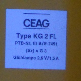 CEAG Airfield Securing Lamp, Type KG 2 FL Ex