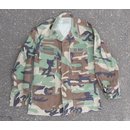 Jacket, Rip-Stop Woodland Camouflage Pattern, Combat,...