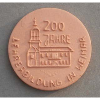 200 Jahre Lehrerbildung in Weimar Medaille