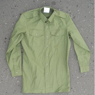Shirt Mans, General Service, Long Sleeve, olive